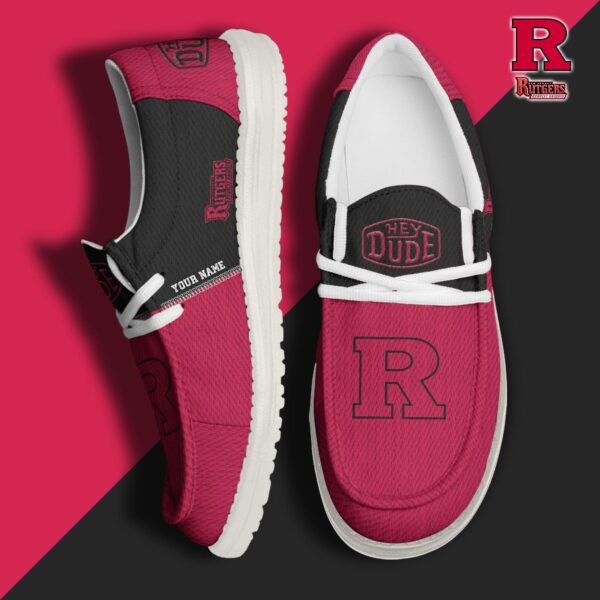 Tubopro Rutgers Scarlet Knights Personalized Hey Dude Shoes For Men And Women