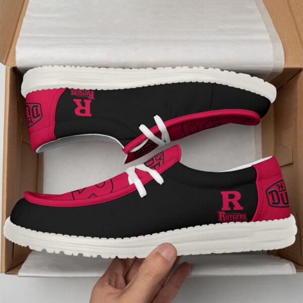 Tubopro Rutgers Scarlet Knights Personalized Hey Dude Shoes For Men And Women - Image 2