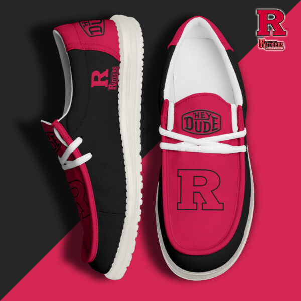 Tubopro Rutgers Scarlet Knights Personalized Hey Dude Shoes For Men And Women