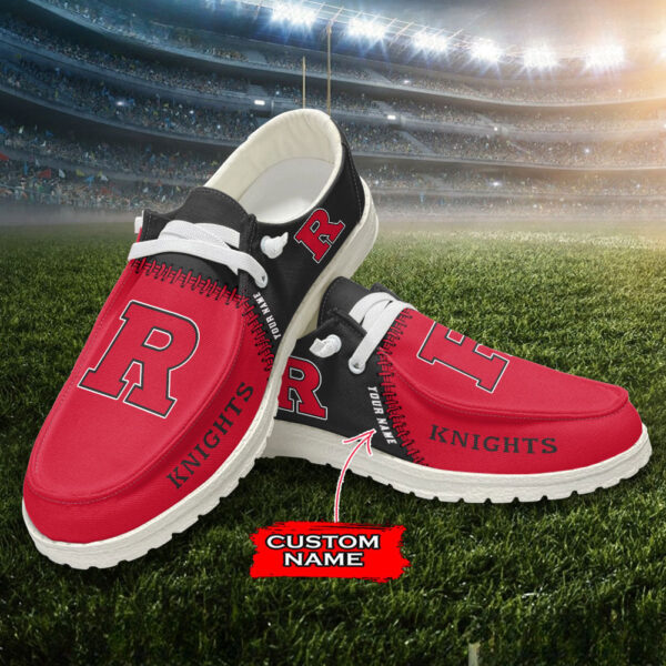 Tubopro Rutgers Scarlet Knights Personalized Hey Dude Shoes For Men And Women