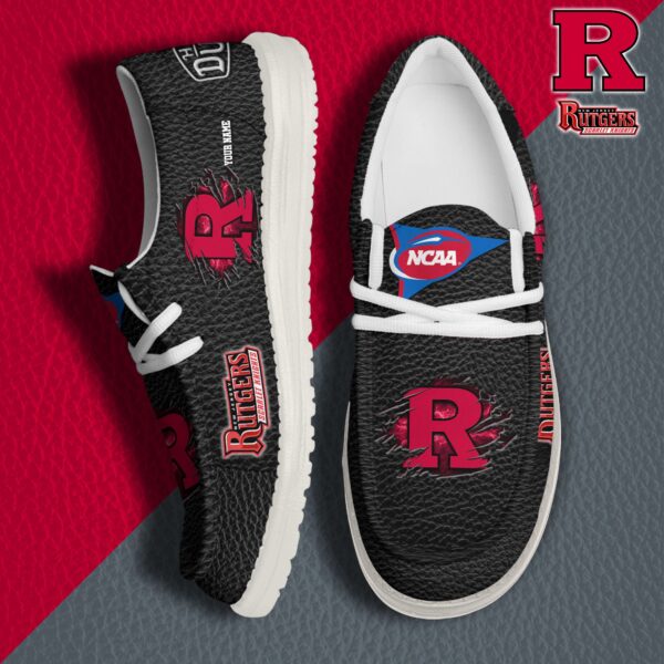 Tubopro Rutgers Scarlet Knights Personalized Hey Dude Shoes For Men And Women