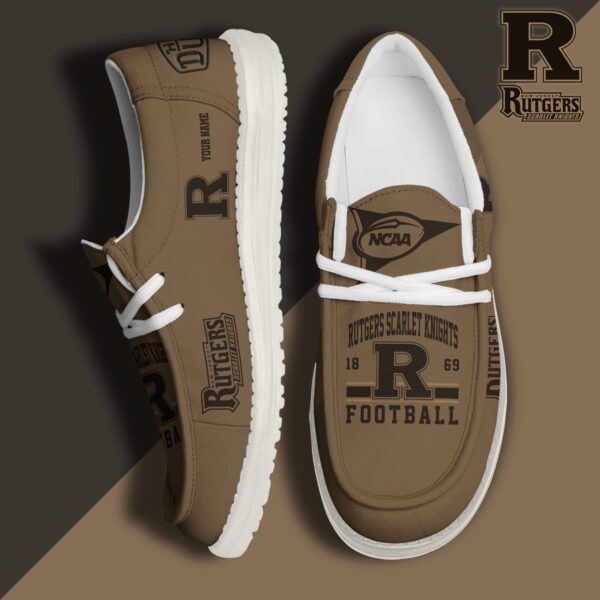 Tubopro Rutgers Scarlet Knights Personalized Hey Dude Shoes For Men And Women
