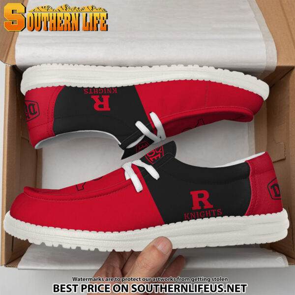 Tubopro Rutgers Scarlet Knights Personalized Hey Dude Shoes For Men And Women - Image 3