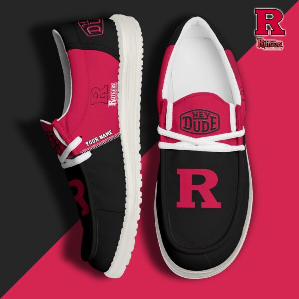 Tubopro Rutgers Scarlet Knights Personalized Hey Dude Shoes For Men And Women - Image 2