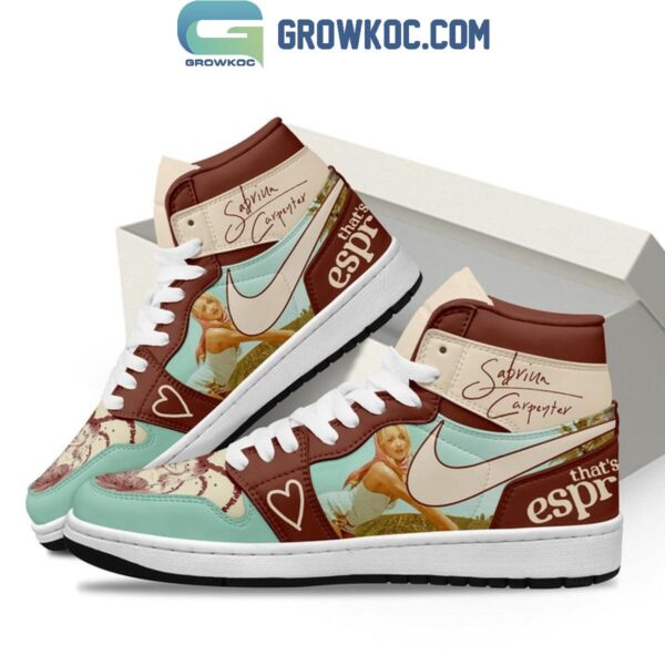 Tubopro Sabrina Carpenter AJ1 High Sneakers Shoes For Men And Women - Image 2