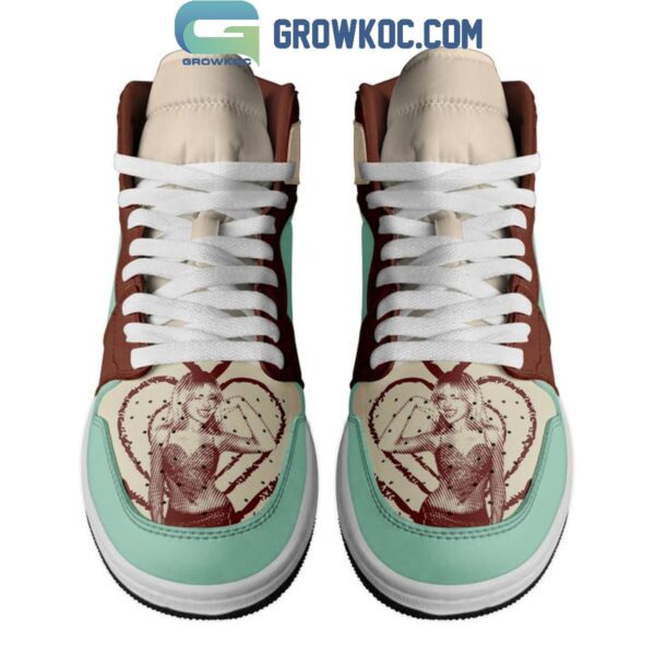 Tubopro Sabrina Carpenter AJ1 High Sneakers Shoes For Men And Women - Image 3