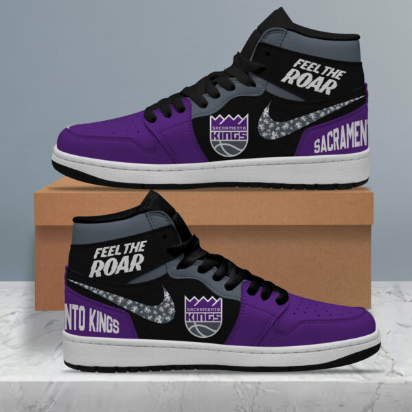 Tubopro Sacramento Kings AJ1 High Sneakers Shoes For Men And Women