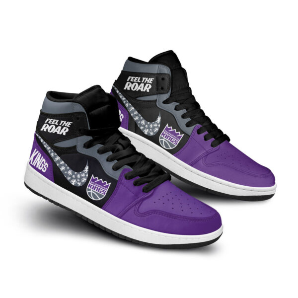 Tubopro Sacramento Kings AJ1 High Sneakers Shoes For Men And Women - Image 2
