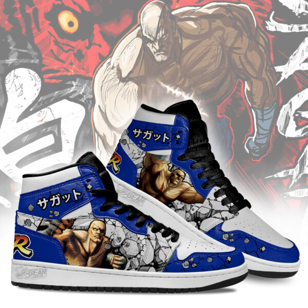 Tubopro Sagat Gameboy AJ1 High Sneakers Shoes For Men And Women - Image 3