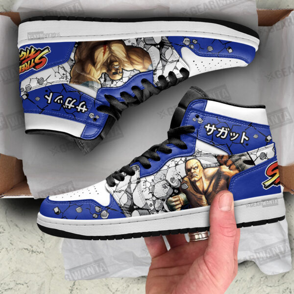 Tubopro Sagat Gameboy AJ1 High Sneakers Shoes For Men And Women - Image 2