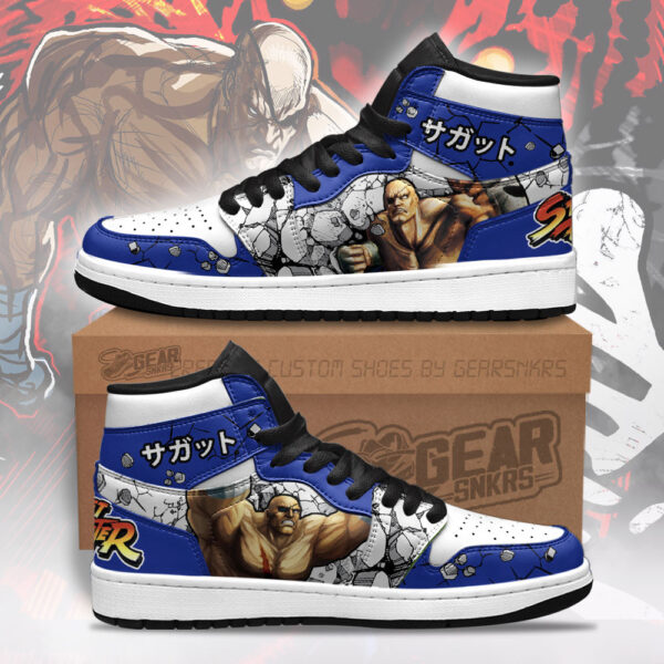 Tubopro Sagat Gameboy AJ1 High Sneakers Shoes For Men And Women