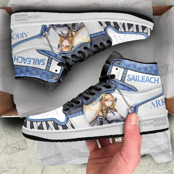 Tubopro Saileach Arknights AJ1 High Sneakers Shoes For Men And Women - Image 2