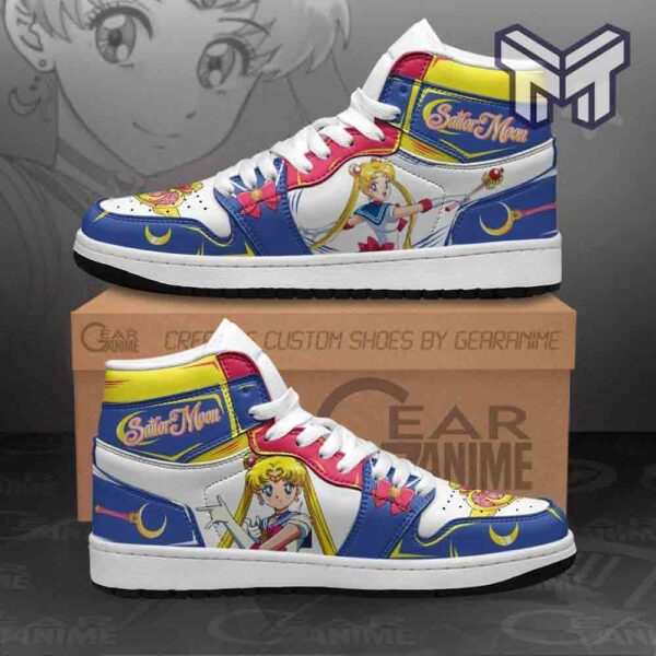 Tubopro Sailor Moon AJ1 High Sneakers Shoes For Men And Women