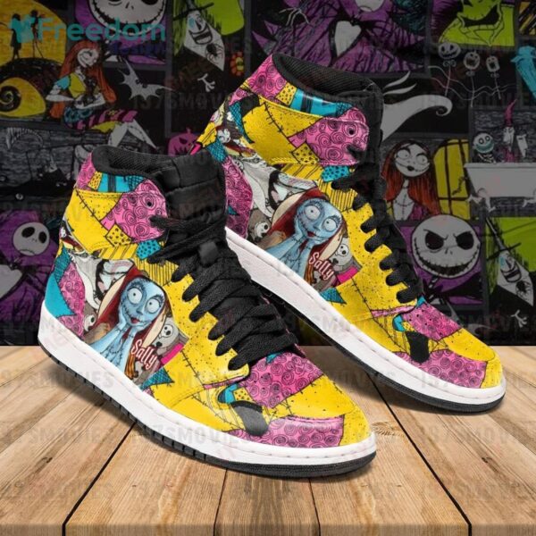 Tubopro Sally Nightmare Before Christmas Halloween AJ1 High Sneakers Shoes For Men And Women