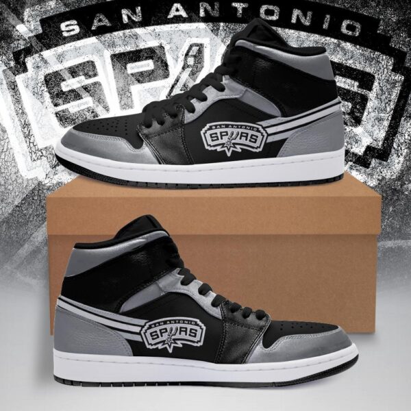 Tubopro San Antonio Spurs NBA AJ1 High Sneakers Shoes For Men And Women