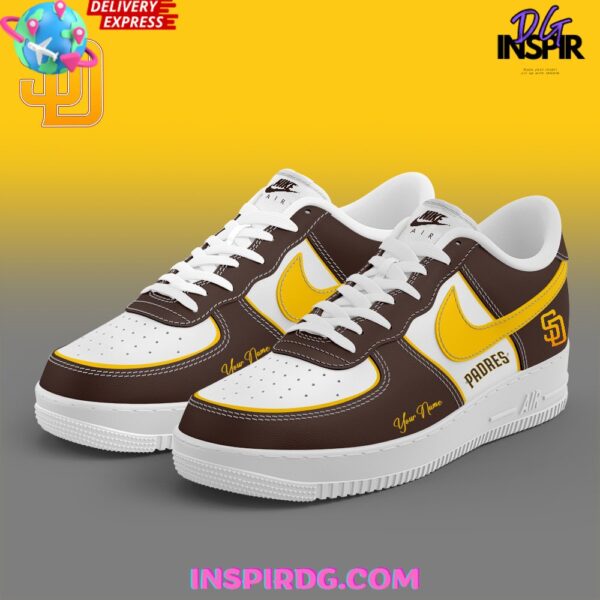 Tubopro San Diego Padres Air Low-Top Sneakers Shoes For Men And Women - Image 2