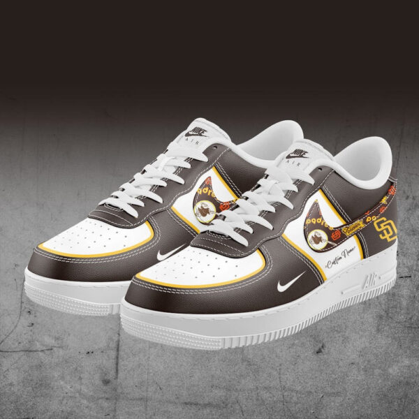Tubopro San Diego Padres Air Low-Top Sneakers Shoes For Men And Women - Image 2