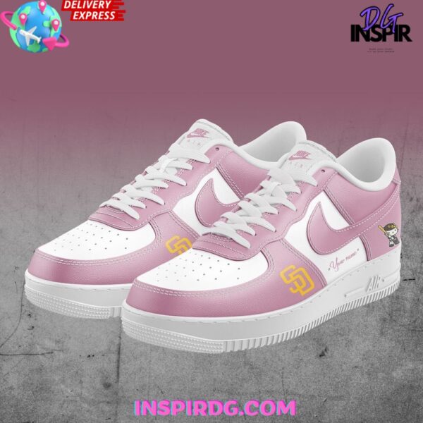 Tubopro San Diego Padres Air Low-Top Sneakers Shoes For Men And Women - Image 2