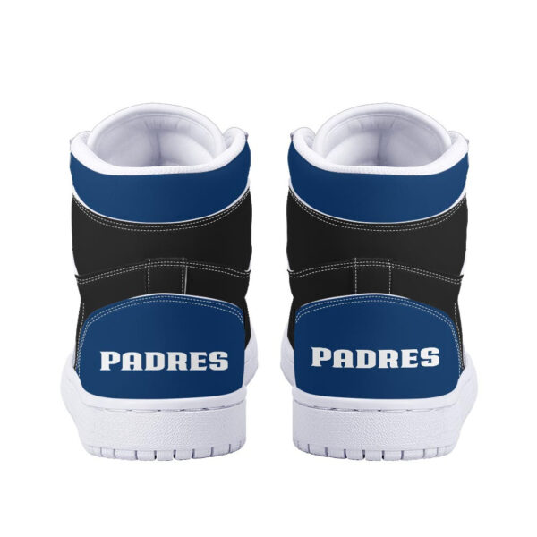 Tubopro San Diego Padres AJ1 High Sneakers Shoes For Men And Women - Image 4