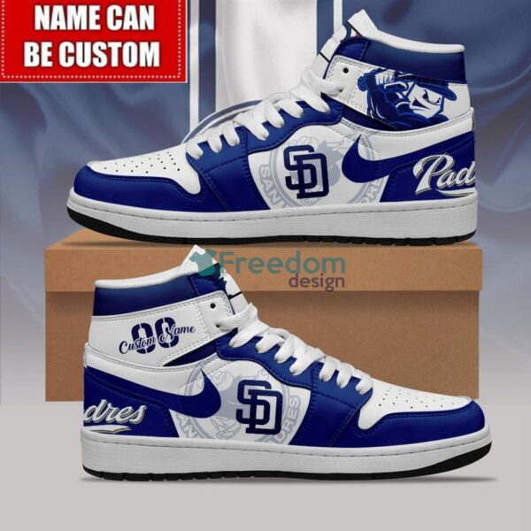 Tubopro San Diego Padres AJ1 High Sneakers Shoes For Men And Women