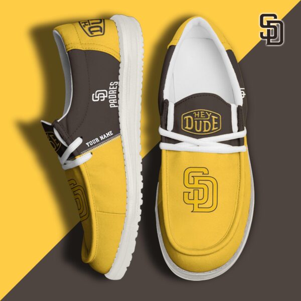 Tubopro San Diego Padres Personalized Hey Dude Shoes For Men And Women - Image 2