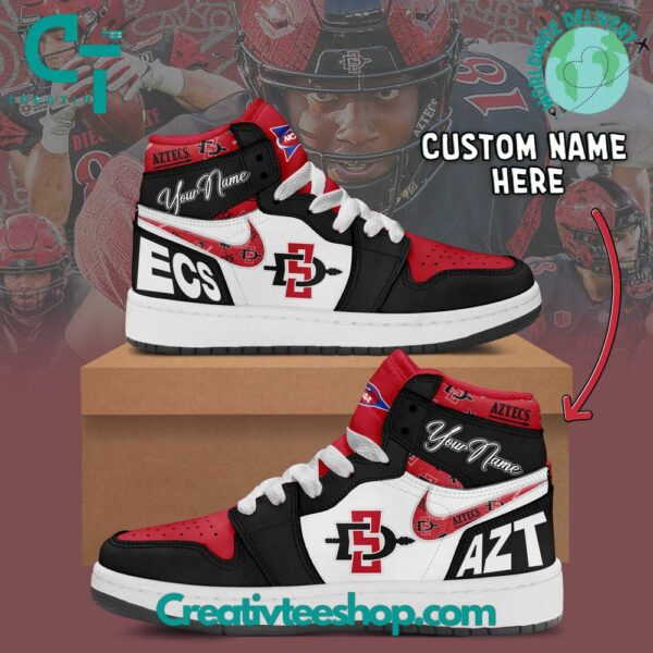 Tubopro San Diego State Aztecs AJ1 High Sneakers Shoes For Men And Women
