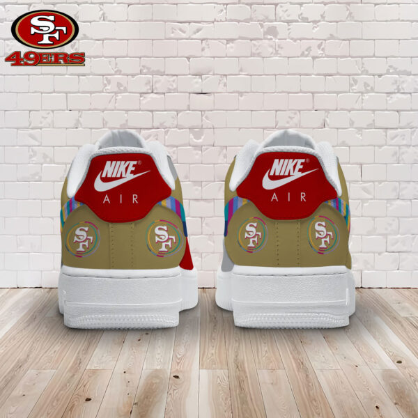 Tubopro San Francisco 49ers Air Low-Top Sneakers Shoes For Men And Women - Image 2