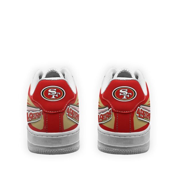Tubopro San Francisco 49ers Air Low-Top Sneakers Shoes For Men And Women - Image 4