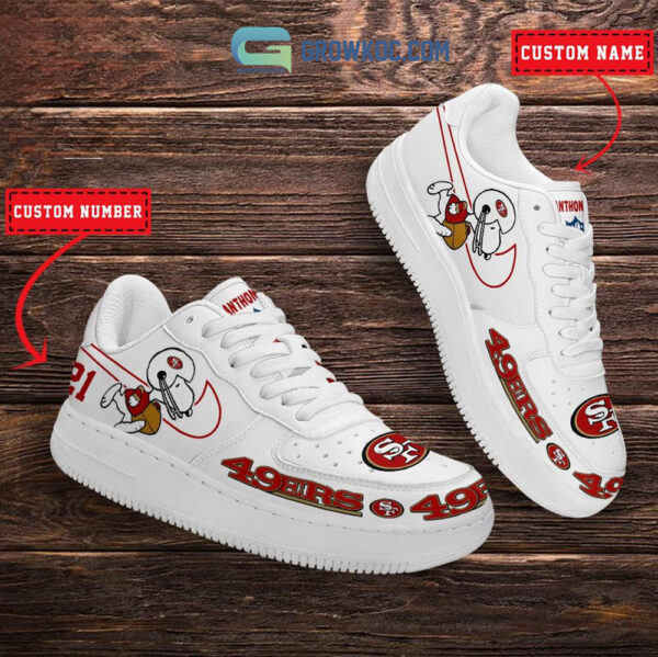Tubopro San Francisco 49ers Air Low-Top Sneakers Shoes For Men And Women - Image 3