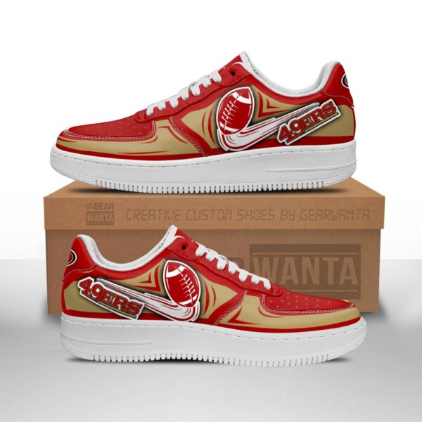 Tubopro San Francisco 49ers Air Low-Top Sneakers Shoes For Men And Women