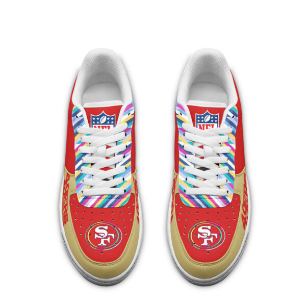 Tubopro San Francisco 49ers Air Low-Top Sneakers Shoes For Men And Women - Image 3