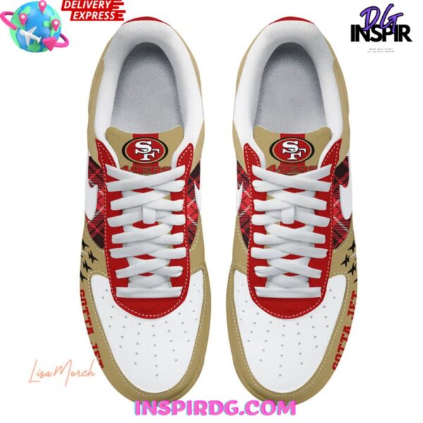 Tubopro San Francisco 49ers Air Low-Top Sneakers Shoes For Men And Women - Image 3