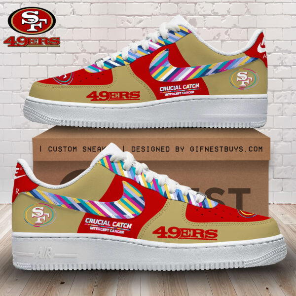 Tubopro San Francisco 49ers Air Low-Top Sneakers Shoes For Men And Women