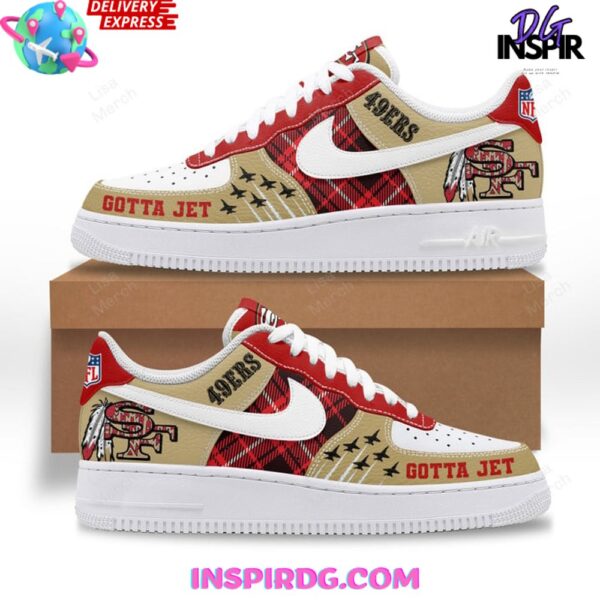 Tubopro San Francisco 49ers Air Low-Top Sneakers Shoes For Men And Women - Image 2