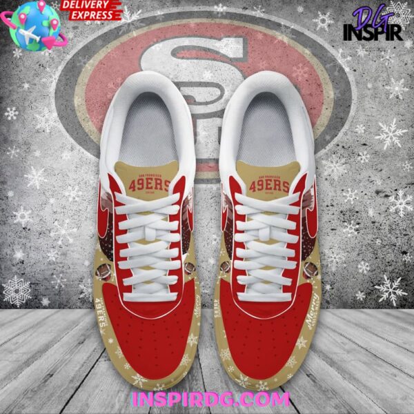 Tubopro San Francisco 49ers Air Low-Top Sneakers Shoes For Men And Women - Image 2
