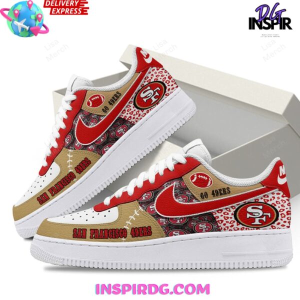 Tubopro San Francisco 49ers Air Low-Top Sneakers Shoes For Men And Women - Image 2