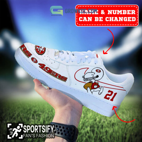 Tubopro San Francisco 49ers Air Low-Top Sneakers Shoes For Men And Women