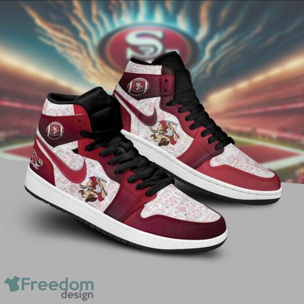 Tubopro San Francisco 49ers AJ1 High Sneakers Shoes For Men And Women