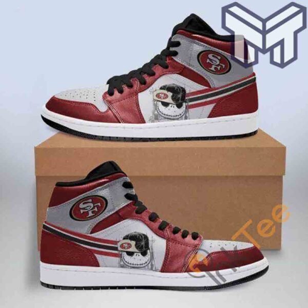Tubopro San Francisco 49ers AJ1 High Sneakers Shoes For Men And Women