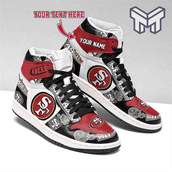 Tubopro San Francisco 49ers AJ1 High Sneakers Shoes For Men And Women