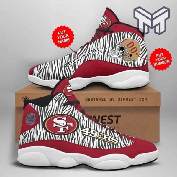 Tubopro San Francisco 49ers AJ13 Sneakers Shoes For Men And Women