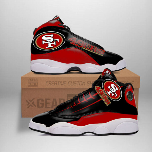 Tubopro San Francisco 49ers AJ13 Sneakers Shoes For Men And Women - Image 5