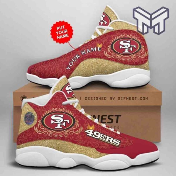 Tubopro San Francisco 49ers AJ13 Sneakers Shoes For Men And Women - Image 2
