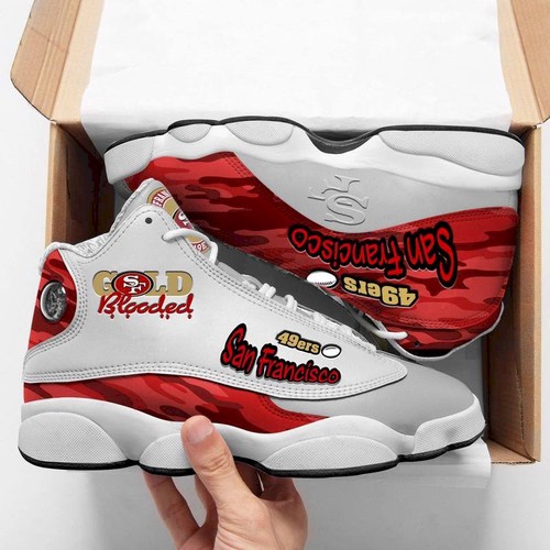 Tubopro San Francisco 49ers AJ13 Sneakers Shoes For Men And Women