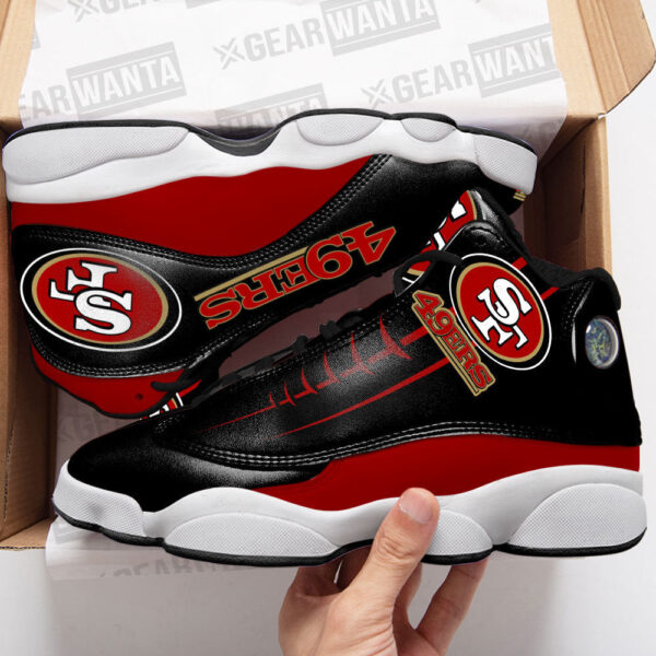 Tubopro San Francisco 49ers AJ13 Sneakers Shoes For Men And Women - Image 3