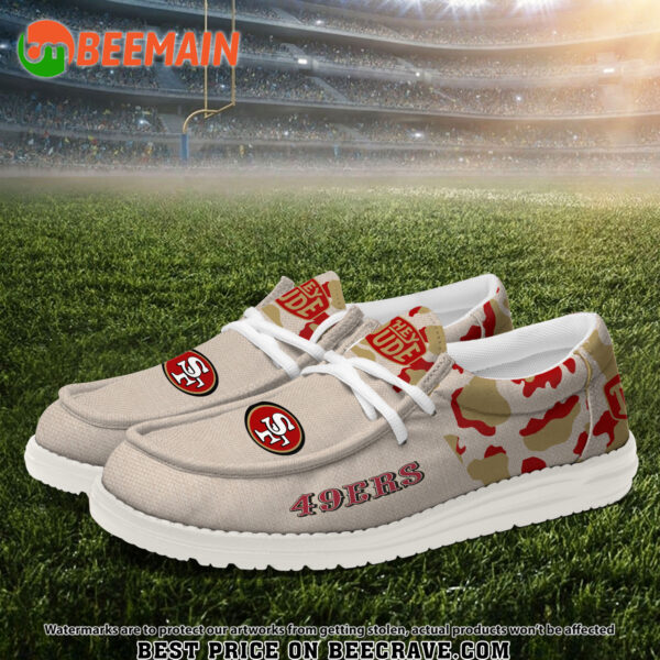 Tubopro San Francisco 49ers Hey Dude Shoes For Men And Women - Image 2