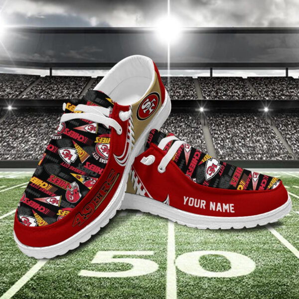 Tubopro San Francisco 49ers Hey Dude Shoes For Men And Women