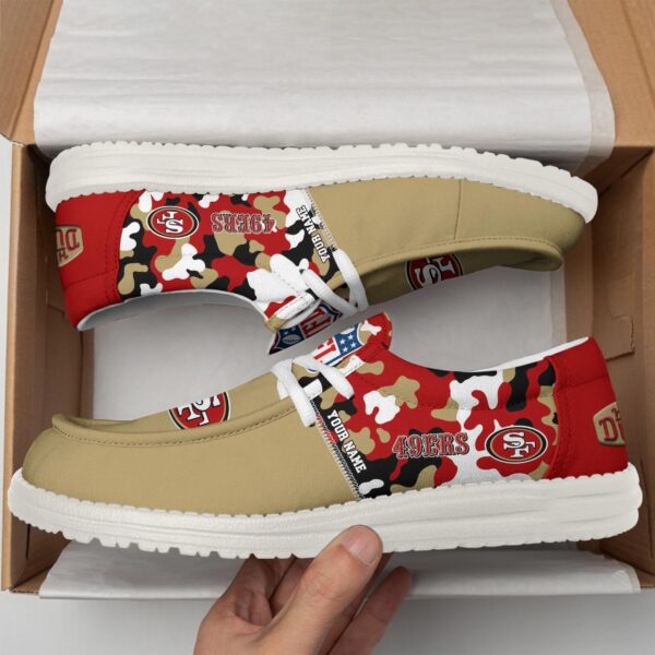 Tubopro San Francisco 49ers Hey Dude Shoes For Men And Women - Image 3