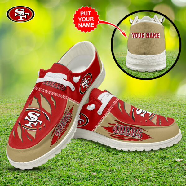 Tubopro San Francisco 49ers Hey Dude Shoes For Men And Women