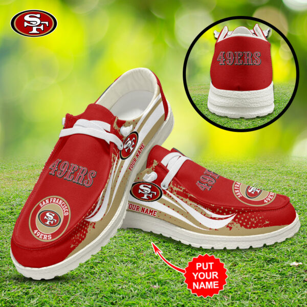 Tubopro San Francisco 49ers Hey Dude Shoes For Men And Women